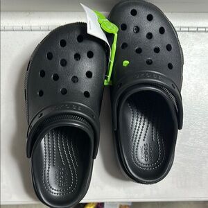 Brand New Black croc with wedge